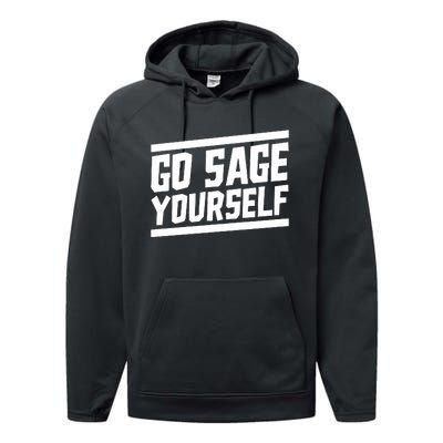 Go Sage Yourself Performance Fleece Hoodie