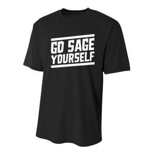 Go Sage Yourself Youth Performance Sprint T-Shirt