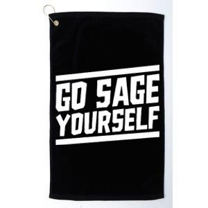 Go Sage Yourself Platinum Collection Golf Towel