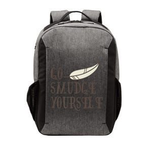 Go Smudge Yours Incense And Smudging Feather Meaningful Gift Vector Backpack