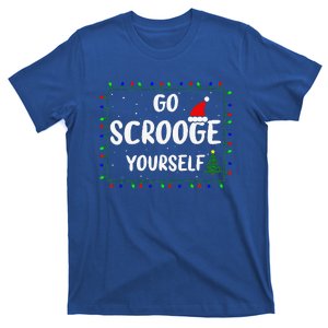 Go Scrooge Yourself Funny Naughty Holiday Xmas Christmas T-Shirt