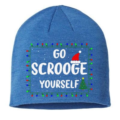 Go Scrooge Yourself Funny Naughty Holiday Xmas Christmas Sustainable Beanie