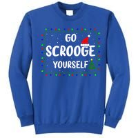 Go Scrooge Yourself Funny Naughty Holiday Xmas Christmas Tall Sweatshirt