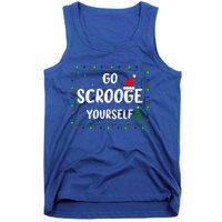 Go Scrooge Yourself Funny Naughty Holiday Xmas Christmas Tank Top