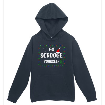 Go Scrooge Yourself Funny Naughty Holiday Xmas Christmas Urban Pullover Hoodie