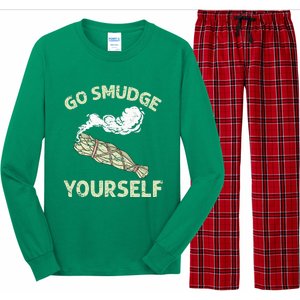 Go Smudge Yourself Native American Long Sleeve Pajama Set