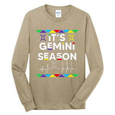 Gemini Season Zodiac Sign Funny Birthday Tall Long Sleeve T-Shirt