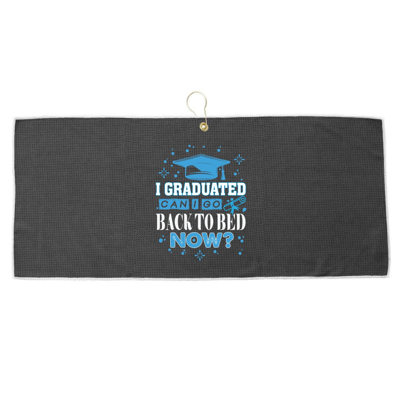 Graduation T 01 Large Microfiber Waffle Golf Towel