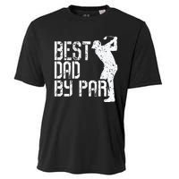 Best Dad By Par Golf Fathers Day Cooling Performance Crew T-Shirt