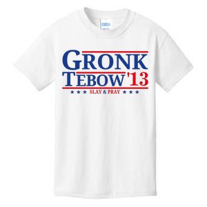 Gronk Tebow 13 Slay And Pray Kids T-Shirt