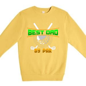 Best Dad By Par Premium Crewneck Sweatshirt