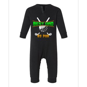 Best Dad By Par Infant Fleece One Piece