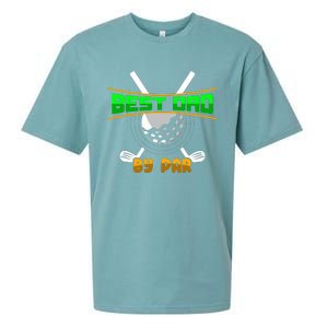 Best Dad By Par Sueded Cloud Jersey T-Shirt