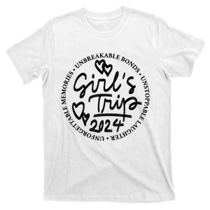 Girl Trip 2024 Weekend Vacation Matching T-Shirt