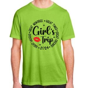 Girl Trip 2024 Weekend Vacation Matching Group Adult ChromaSoft Performance T-Shirt