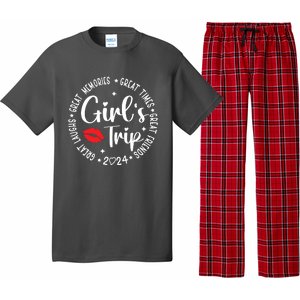 Girl Trip 2024 Weekend Vacation Matching Group Pajama Set