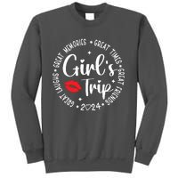 Girl Trip 2024 Weekend Vacation Matching Group Tall Sweatshirt