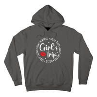 Girl Trip 2024 Weekend Vacation Matching Group Tall Hoodie