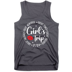 Girl Trip 2024 Weekend Vacation Matching Group Tank Top