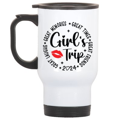 Girl Trip 2024 Weekend Vacation Matching Group Stainless Steel Travel Mug