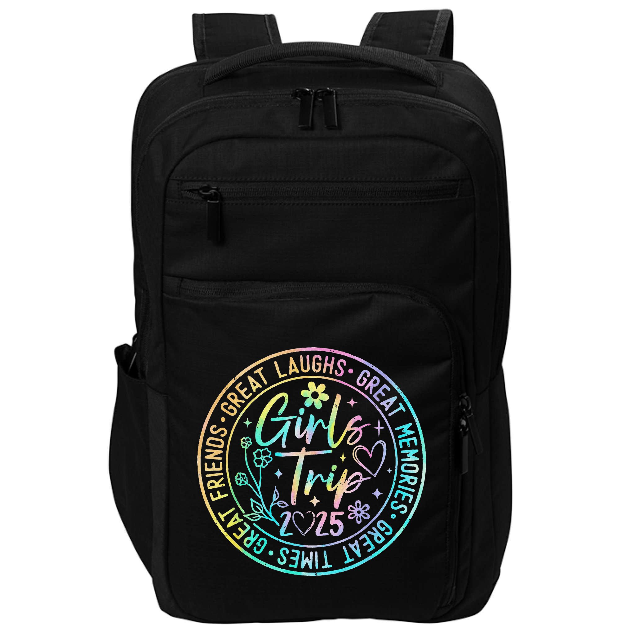 Girl Trip 2025 Friends Weekend Sisters Vacation Matching Impact Tech Backpack