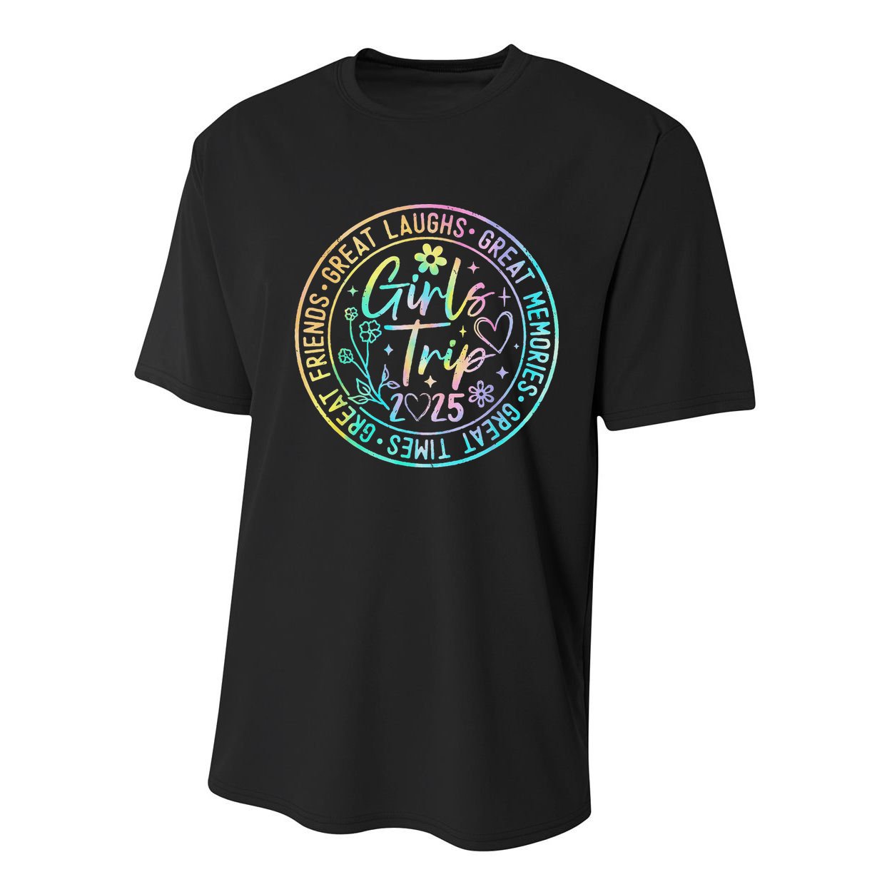 Girl Trip 2025 Friends Weekend Sisters Vacation Matching Youth Performance Sprint T-Shirt