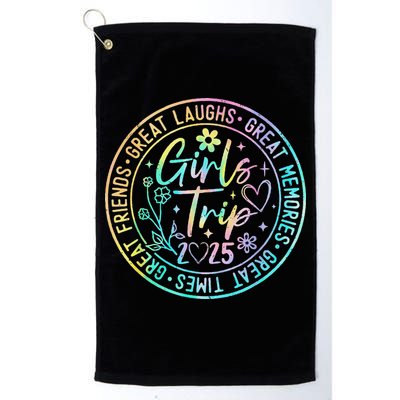 Girl Trip 2025 Friends Weekend Sisters Vacation Matching Golf Towel
