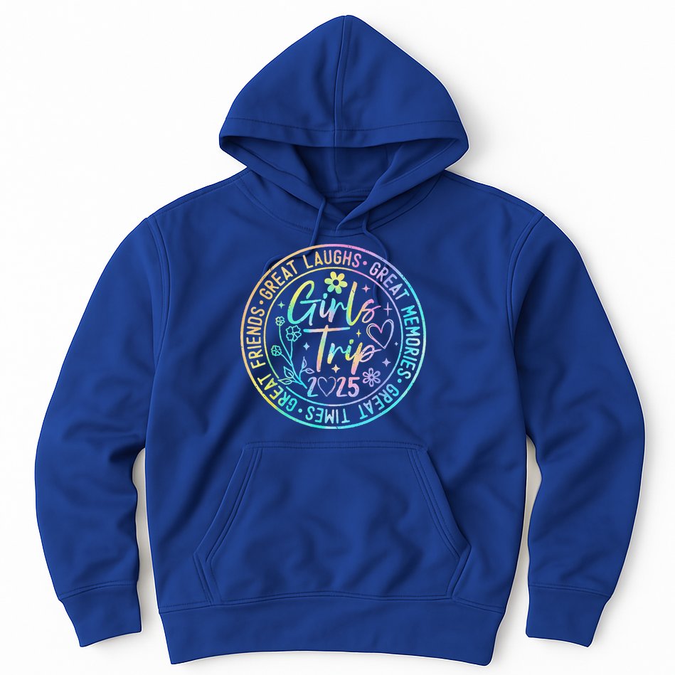 Girl Trip 2025 Friends Weekend Sisters Vacation Matching Hoodie
