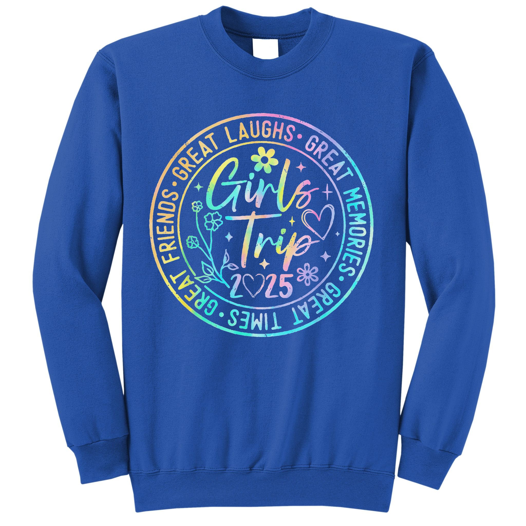Girl Trip 2025 Friends Weekend Sisters Vacation Matching Sweatshirt