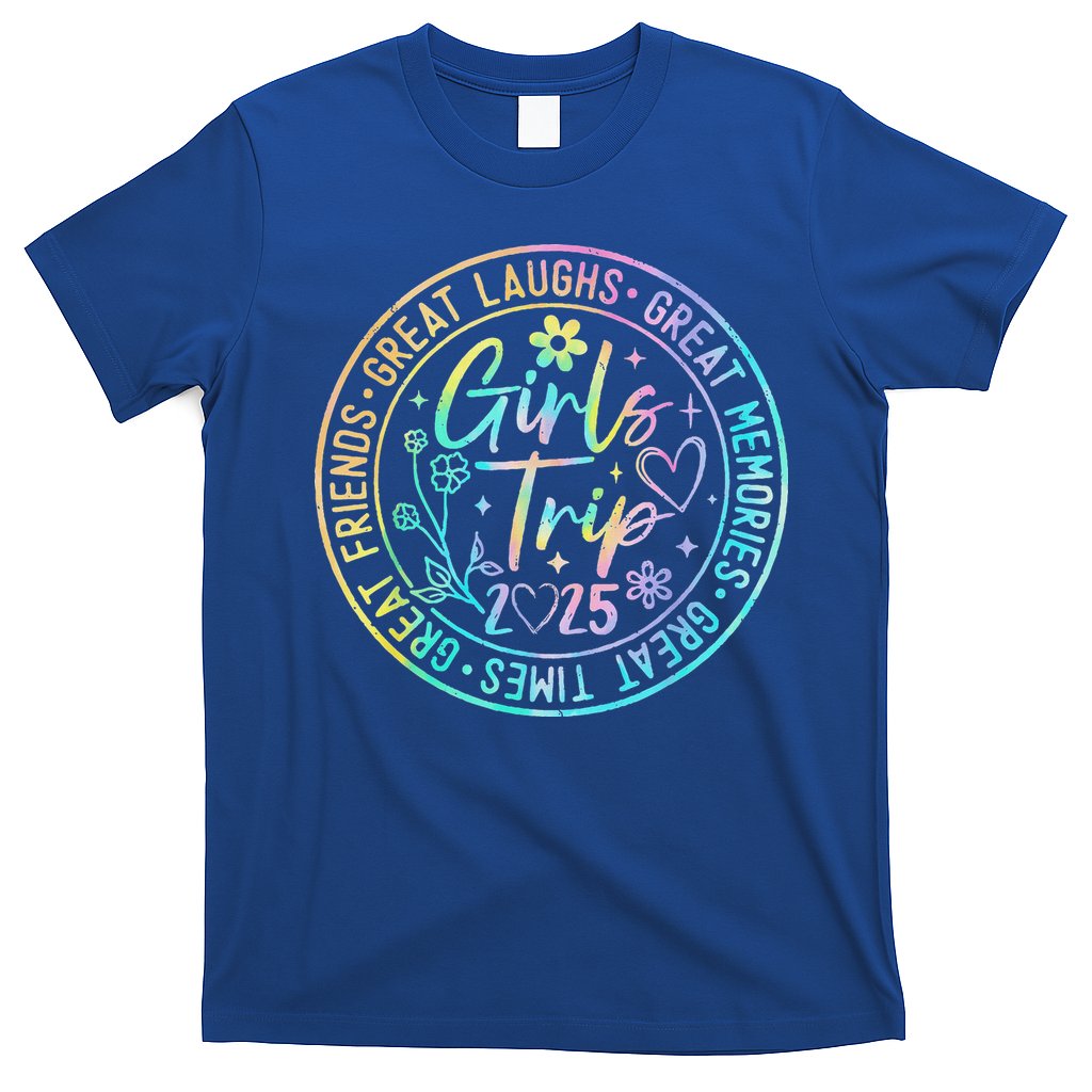 Girl Trip 2025 Friends Weekend Sisters Vacation Matching T-Shirt
