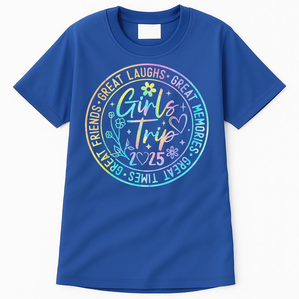 Girl Trip 2025 Friends Weekend Sisters Vacation Matching Tall T-Shirt