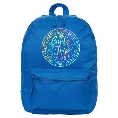Girl Trip 2025 Friends Weekend Sisters Vacation Matching 16 in Basic Backpack