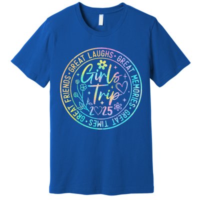 Girl Trip 2025 Friends Weekend Sisters Vacation Matching Premium T-Shirt