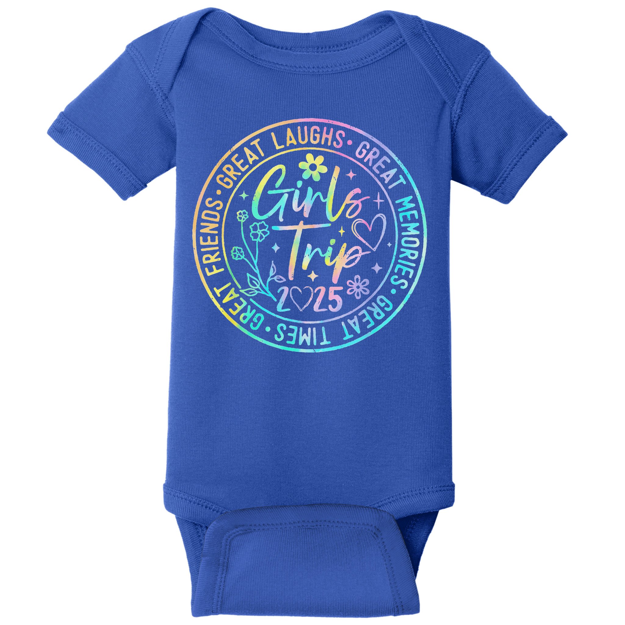 Girl Trip 2025 Friends Weekend Sisters Vacation Matching Baby Bodysuit