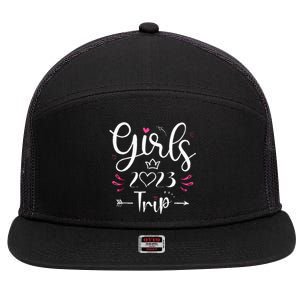 Girls Trip 23 Weekend Summer 23 Vacation 7 Panel Mesh Trucker Snapback Hat