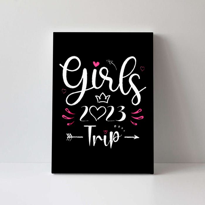 Girls Trip 23 Weekend Summer 23 Vacation Canvas