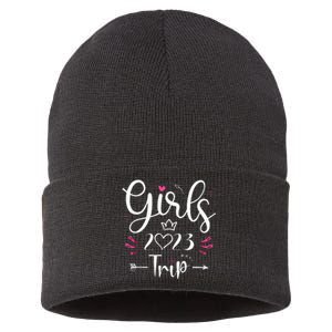 Girls Trip 23 Weekend Summer 23 Vacation Sustainable Knit Beanie