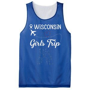 Girl Trip 2024 Wisconsin Weekend Vacation Mesh Reversible Basketball Jersey Tank