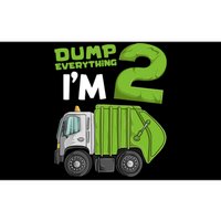 Garbage Truck 2nd Birthday Boy Bumper Sticker