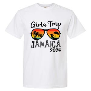 Girl Trip 2024 Weekend Jamaica Vacation Matching Garment-Dyed Heavyweight T-Shirt