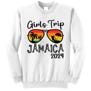 Girl Trip 2024 Weekend Jamaica Vacation Matching Sweatshirt