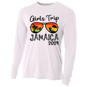 Girl Trip 2024 Weekend Jamaica Vacation Matching Cooling Performance Long Sleeve Crew