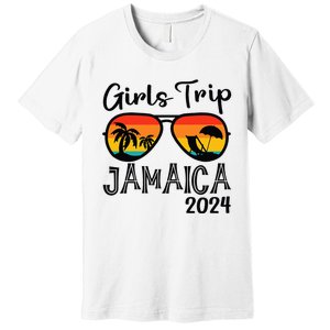 Girl Trip 2024 Weekend Jamaica Vacation Matching Premium T-Shirt