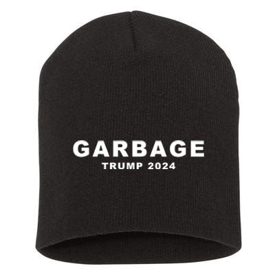 Garbage Trump 2024 Short Acrylic Beanie