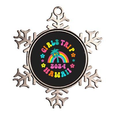 Girl Trip 2024 Hawaii Matching Group Matching Team Metallic Star Ornament