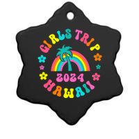 Girl Trip 2024 Hawaii Matching Group Matching Team Ceramic Star Ornament