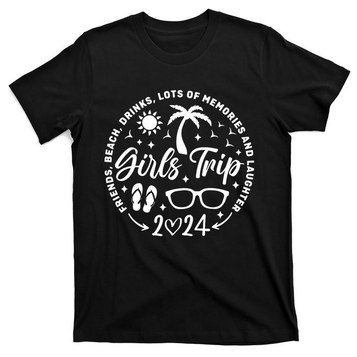 Girl Trip 2024 Girl Vacation Weekend Trip T-Shirt