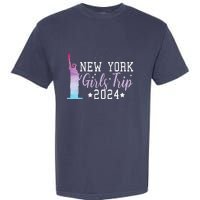 Girl Trip 2024 New York Nyc Summer Vacation Ladies Weekend Garment-Dyed Heavyweight T-Shirt