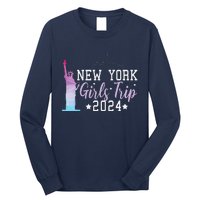 Girl Trip 2024 New York Nyc Summer Vacation Ladies Weekend Long Sleeve Shirt