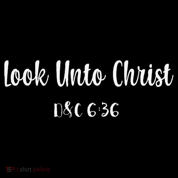 Gospel Theme 2025 Look Unto Christ Yw Ym D&C 636 Tall T-Shirt